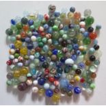 A Collection of Glass Marbles
