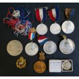 A Collection of Victorian and Later Commemorative Medallions etc.