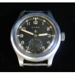 A 1940's CYMA Military Wristwatch _ One of The DIRTY DOZEN _ Case back and inner back of case