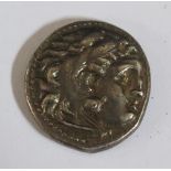 A Macedonian Alexander III Silver Drachm, 18mm, 4.3g