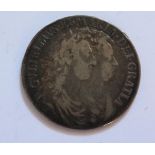 A William & Mary Silver Half Crown 1689