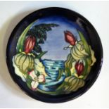 A Modern Moorcroft Sweet Betsy 10" Plate, 783/10, Emma Bossuns Catalogue, 2001