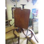 A Victorian Mahogany Tilt Top Occasional Table