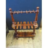 A Victorian Mahogany Boot and Whip Stand