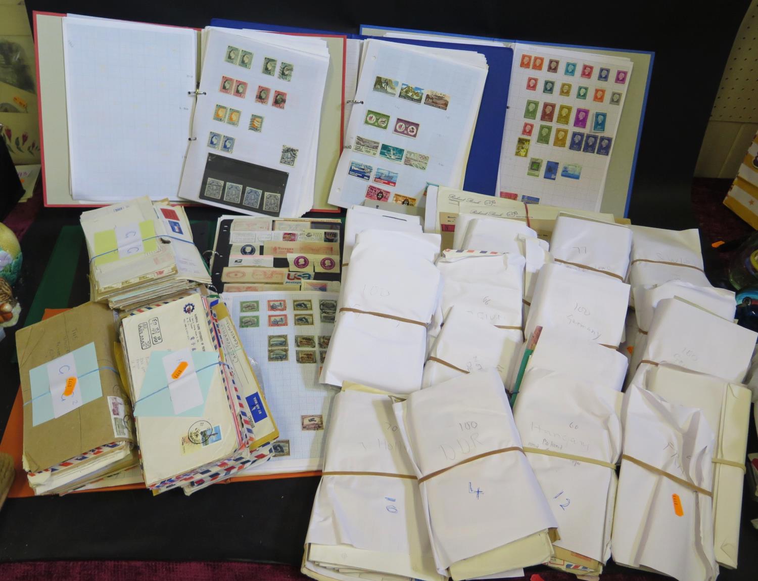 A Large Collection of World Stamps including British Colonial, Sri Lanka, India States, Sierra