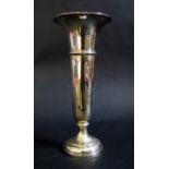 A Large George V Loaded Silver Vase, Birmingham 1925, 22cm, 361g