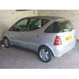 Mercedes Benz A Class A140 2003 1.4 Petrol Auto Silver_ KT03 NXR _ 57500 miles, MOT expires 13.05.2