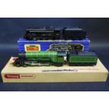 A Hornby LT25 L.M.R. 8F 2-8-0 Freight Locomotive and Tender. Good but has been super-detailed in