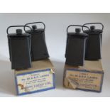 Two Boxed Twin Packs of No. 69 A.R.P. Lamps (Lucas). Boxed New/Old shop stock