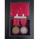 A Cased Pair of Metropolitan Police Coronation Medals 1902 and 1911 awarded to P.S. S. BUNTON