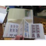 Three Albums of 1979-1984 Stamp Postcards with accompanying mint stamps