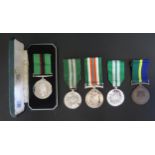 A Cased Royal Ulster Constabulary Service Medal awarded to R/CONST W SMITH and others