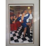 Beryl Cook OBE 1926 - 2008, Tango Dancers, Signed and Numbered 229/650, Lithograph published by