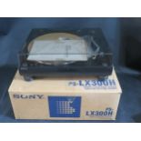 SONY PS-LX300H Belt Drive Stereo Turntable System - Black - R31. Boxed new old stock with