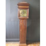 An Early 18th Century Oak Longcase Clock by Tantum of Loscoe, Debyshire, with 30 hour movement and