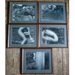 A Series of Black and White Nude Framed and Glazed Photographs, 29 x 22cm