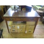 19th Century Oak Side Table, 99cm Length x 74cm Height x 44cm Depth.