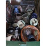 A Selection of Studio Pottery including KATI, KC