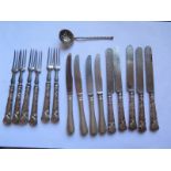 Austrian Silver Handled Knives and Forks etc.