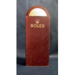 A ROLEX Shop Display made from oak and plastic, 67cm