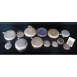 A Collection of Silver Watch Cases etc., 237g net