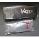A Kizer Ki3302B-B Alloy Folding Knife, boxed new old stock