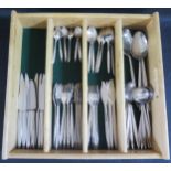 A Set of Wostenhold Stainless Steel Cutlery for six