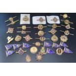 A Collection of Regimental and Royal Navy Badges