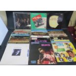 A Selection of 1960's LP Records including Rolling Stones and Bob Dylan