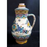 A Slovakian Faience Jug, 25cm high, c. 19th century. Collection of Mark M. Luboshinksky