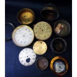A Selection of Marine Chronometer Cases and Dials including Ulysee Nardin and Thomas Mercer