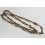 A 9ct Gold Curb Link Necklace, 61g