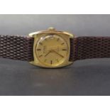 A Ladies CYMA Synchron 18ct Gold Automatic Wristwatch. Running