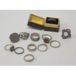 A Selection of Silver Rings