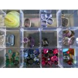 A Selection of Precious and Semi-Precious Stones (mostly taken from gold jewellery)