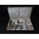 A Danish Part Canteen of Silver Cutlery by Christian Fr. Heise, comprising eight large forks, twelve