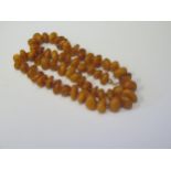 A 19" Baltic Amber Necklace, 31.1g