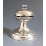 A George V Silver Bell Push with twist top mechanism, 8.5cm high, Chester 1920, J & R Griffin