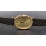 A Ladies OMEGA De Ville Gold Plated Quartz Wristwatch
