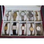 Ten Vintage SEIKO Automatic Wristwatches. A/F