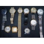 Ten Vintage SEKONDA Wristwatches