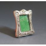 A Small George V Silver Easel Back Photograph Frame, 1.75 x 1.25" aperture, Birmingham 1914, Green &