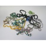 A Selection of Costume Bead Necklaces (two bags)