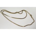 A 17.5" 9ct Gold Foxtail Link Bracelet, 4.2g