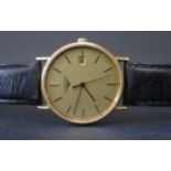 A Gent's LONGINES Gold Plated Quartz Wristwatch