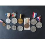 Collection Of 11 Coronation And Royal Medals. Queen Victoria, Edward VII, George V and George VI.