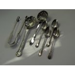 Four Silver Teaspoons (51.9g) and three plated items