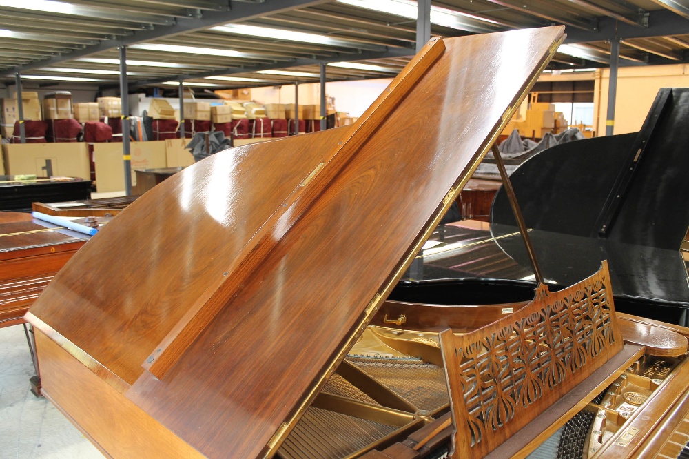 Bechstein (c1901) A 6ft 7in Model V grand piano in a rosewood case on turned octagonal legs. - Image 6 of 8