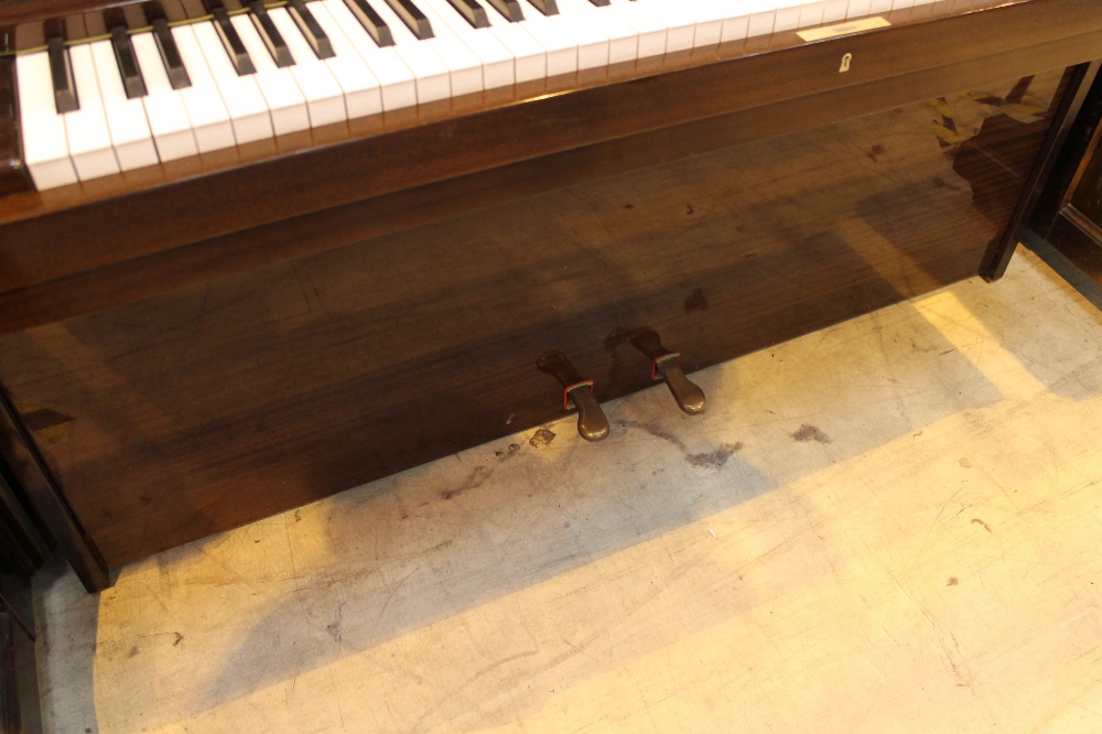 Bechstein (c1979) An upright piano in a modern style bright mahogany case - Image 3 of 4