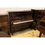 Blüthner (c1908) An overdamped and overstrung upright piano in a mahogany case.